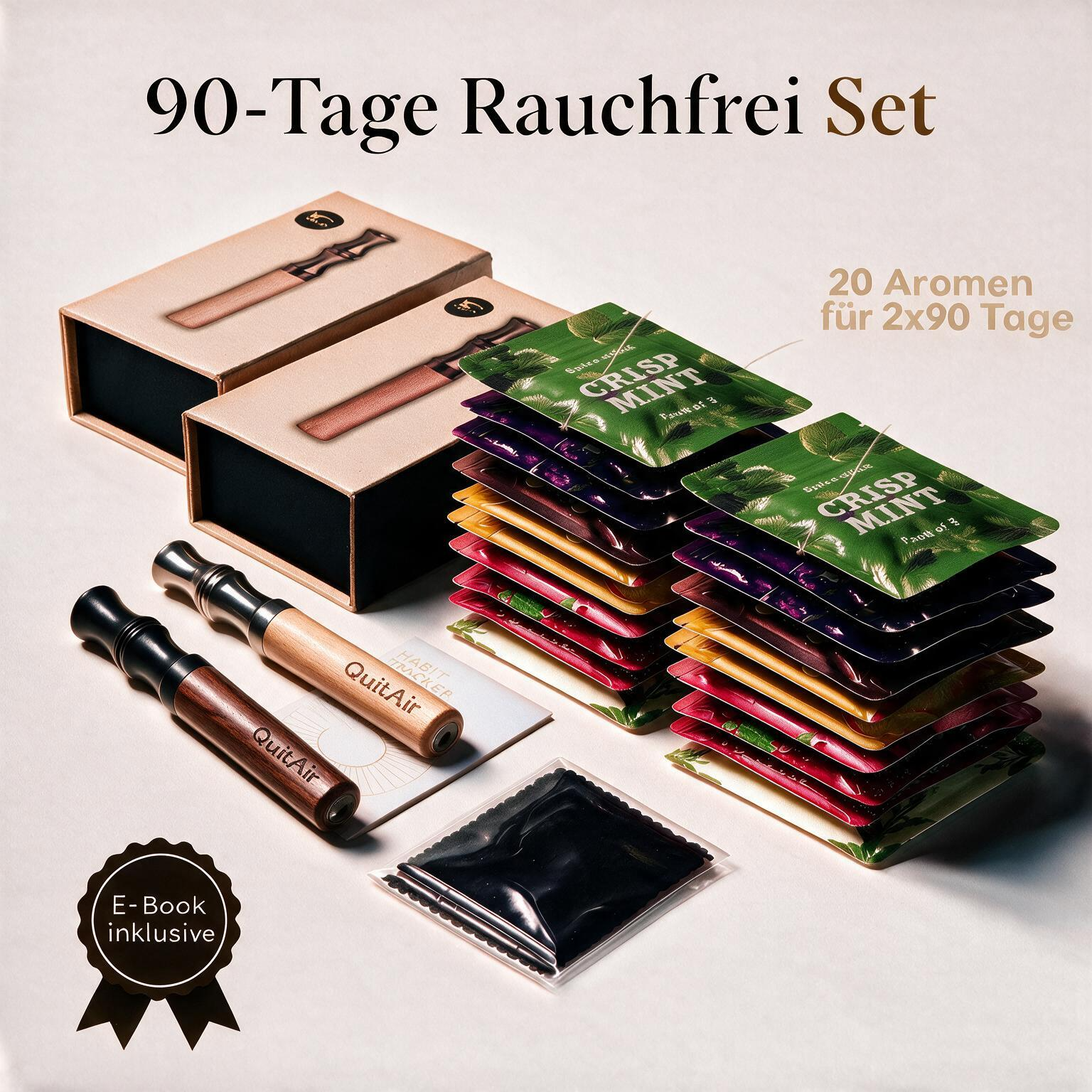QuitAir 90-Tage Set Duo - Zusammen Rauchfrei