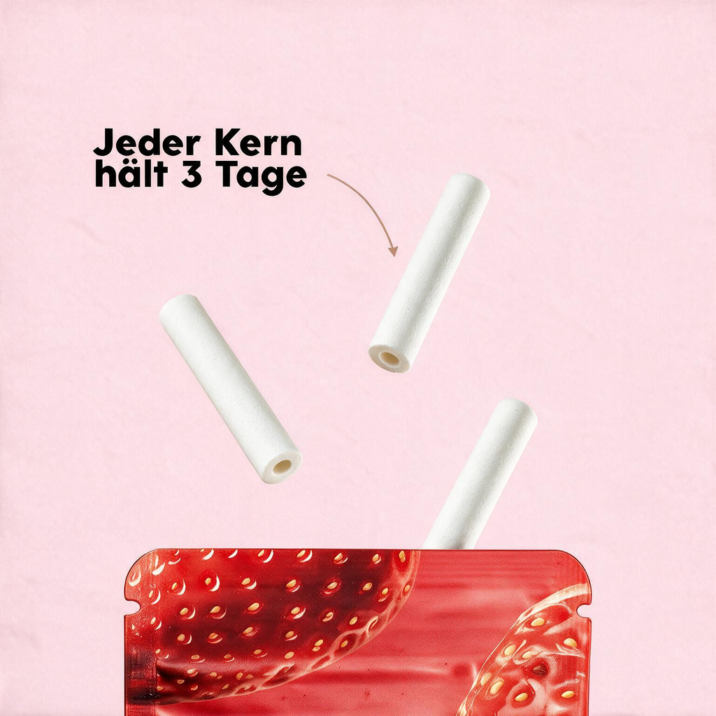QuitAir Berry Set Aroma-Kerne – Hinweis: jeder Kern hält 3 Tage