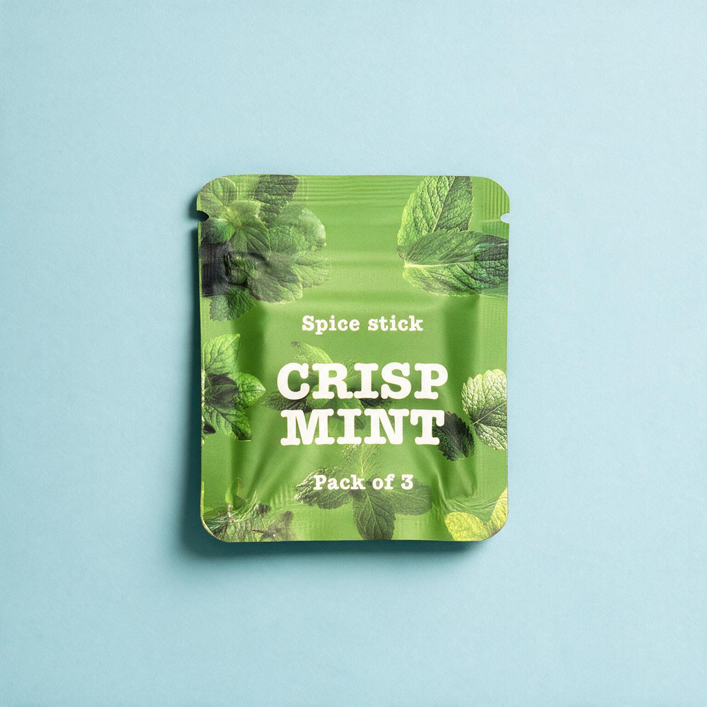 Verpackung QuitAir Spice Stick Crisp Mint – 3er-Pack, nikotin- und tabakfrei