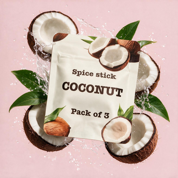 QuitAir Spice Stick Coconut – nikotinfreie Aroma-Kerne im 3er-Pack mit frischer Kokosnuss