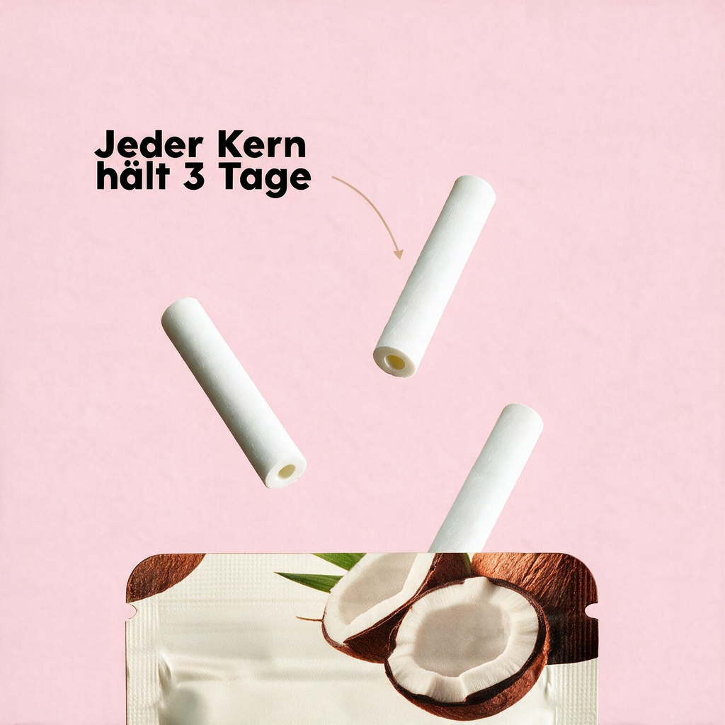 QuitAir Coconut Aroma-Kerne – Hinweis: jeder Kern hält 3 Tage