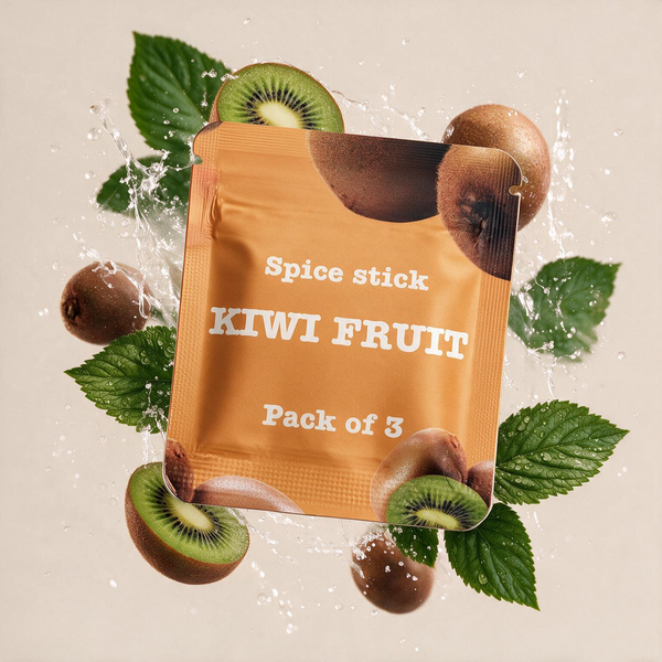QuitAir Spice Stick Kiwi – nikotinfreie Aroma-Kerne im 3er-Pack mit frischen Kiwis