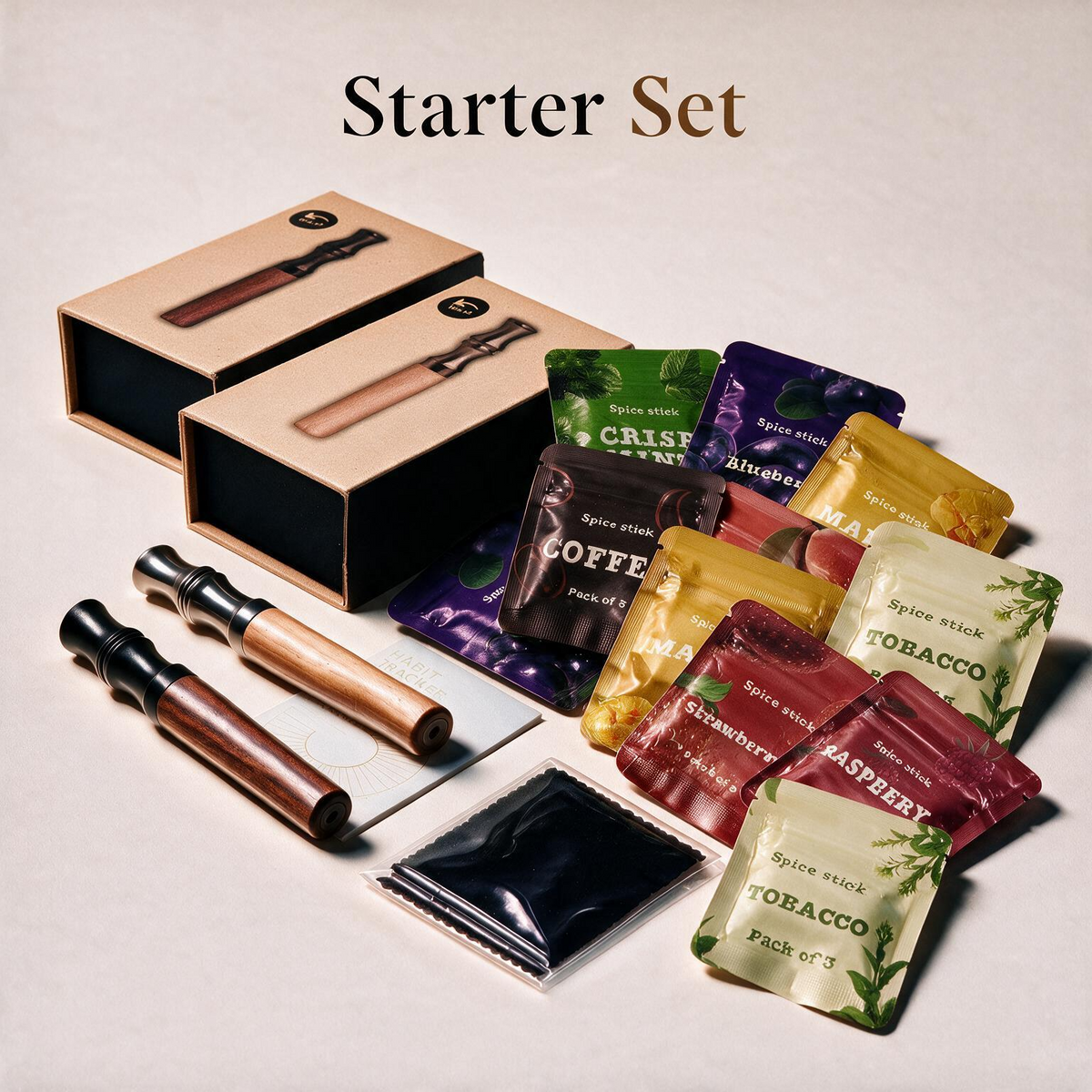 QuitAir Starter Set Duo - 12 Aromen