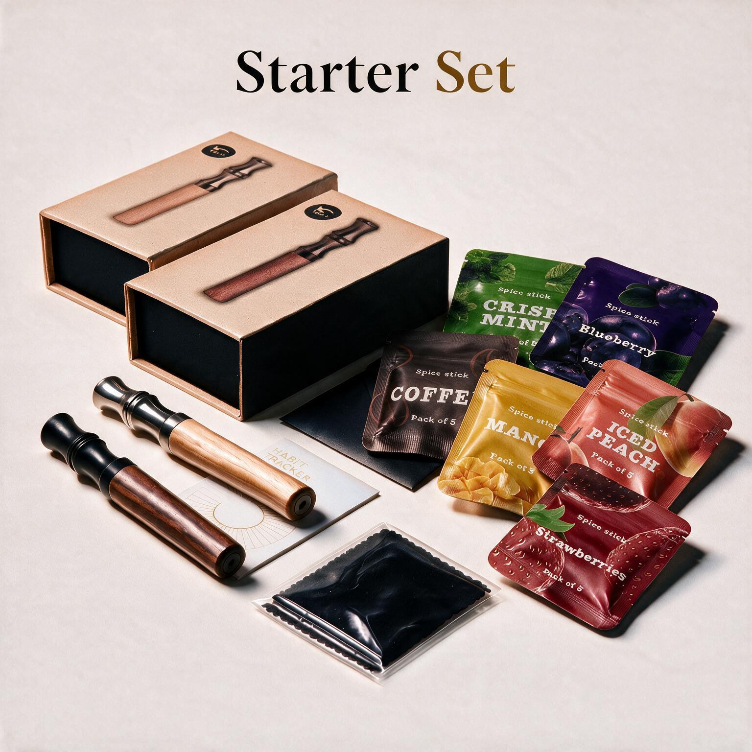 QuitAir Starter Set Duo - 6 Aromen