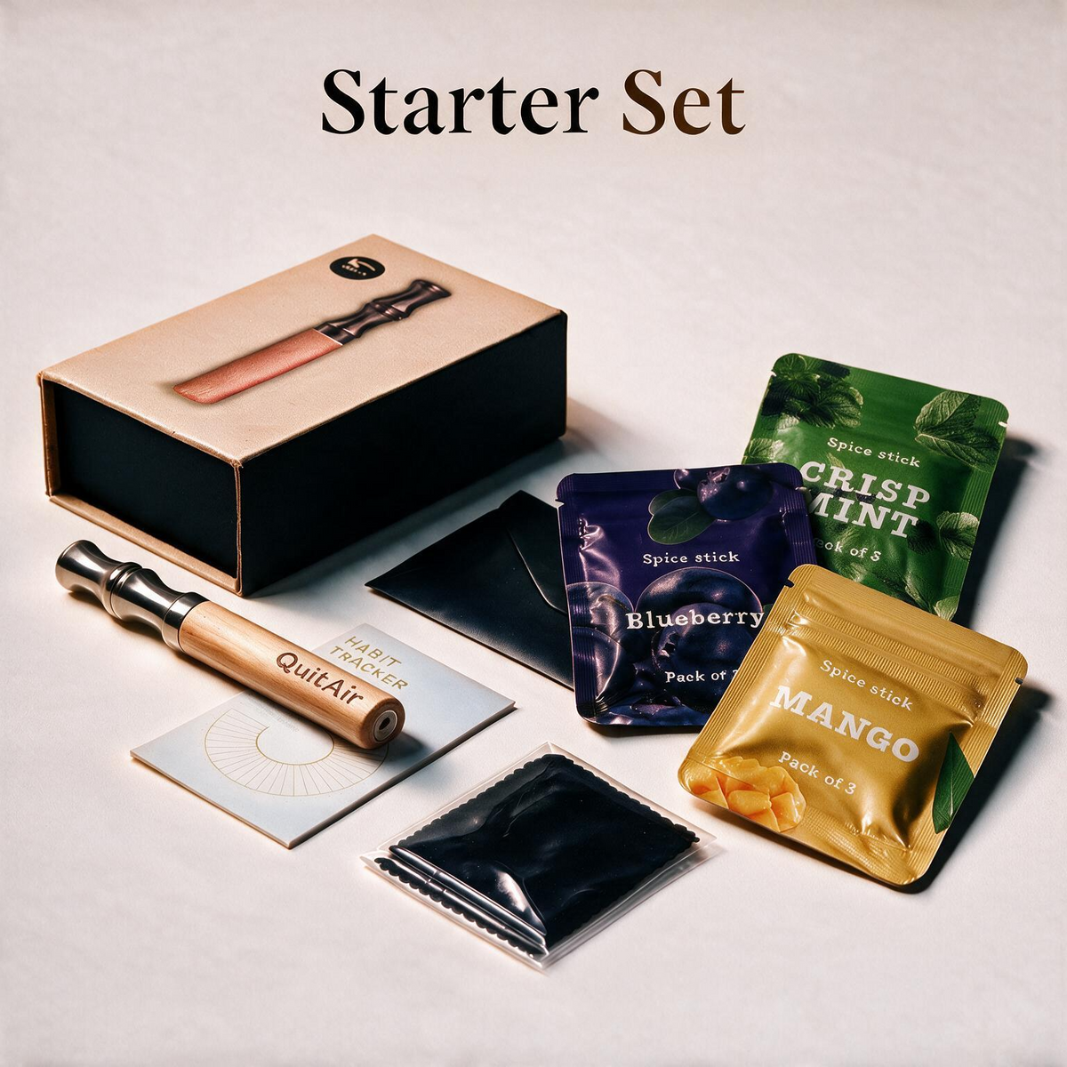 QuitAir Starter Set Lumina - 3 Aromen