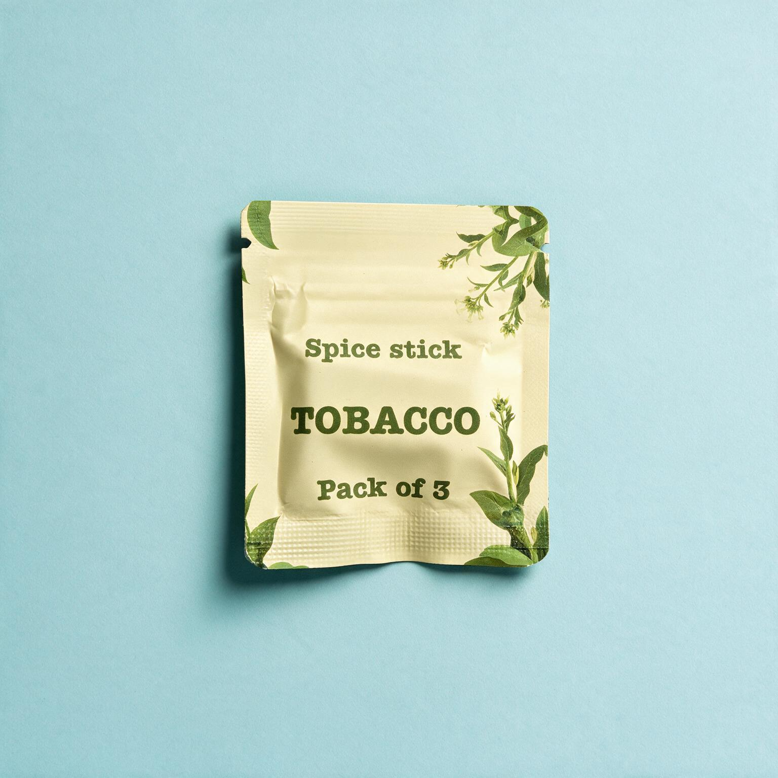 Verpackung QuitAir Spice Stick Original Tobacco – 3er-Pack, nikotin- und tabakfrei